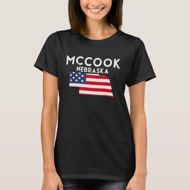 McCook Nebraska Förenta staterna State America Tra T Shirt (Framsida)