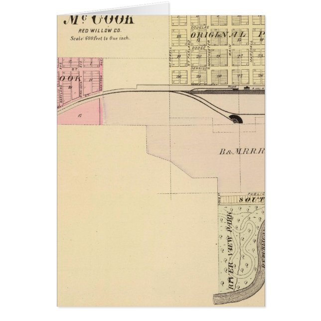 McCook, Nebraska Hälsningskort (Framsidan)