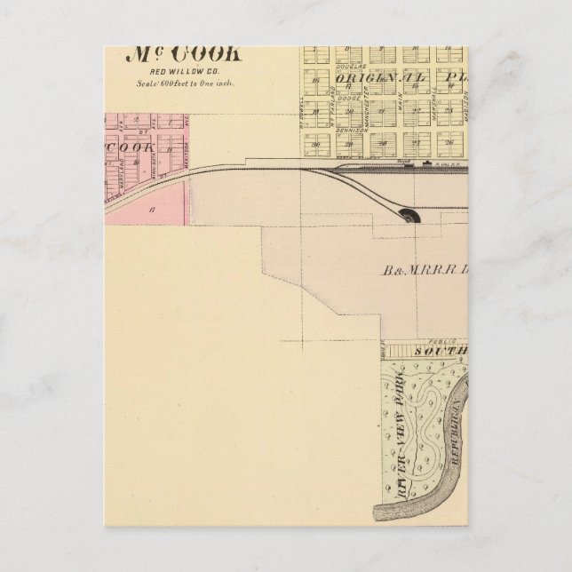 McCook, Nebraska Vykort (Framsida)