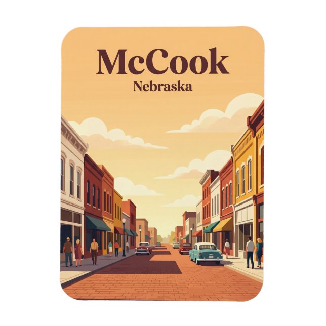 McCook USA Magnet (Vertikal)