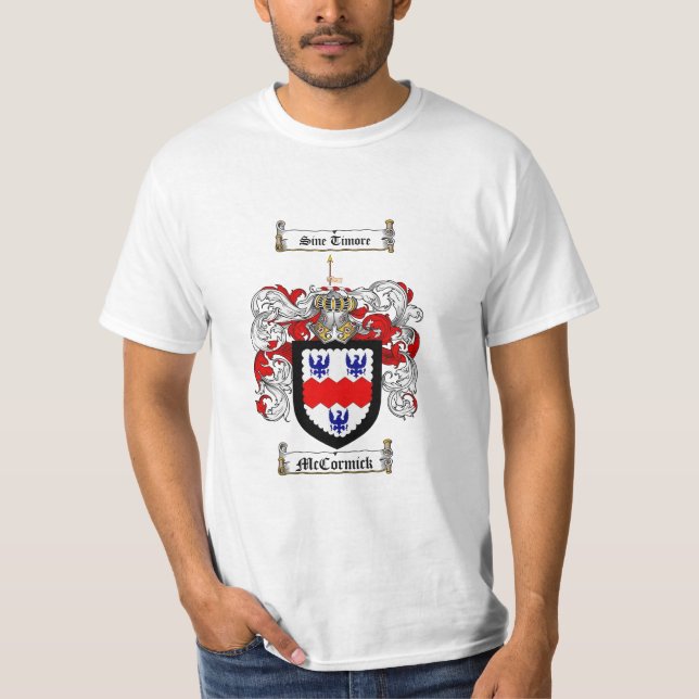 Mccormick familjvapensköld - Mccormick vapensköld Tee Shirt (Framsida)