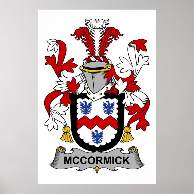 McCormick Family Crest Poster (Framsidan)