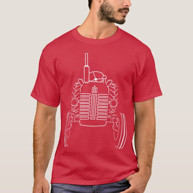 McCormick International klassisk brittisk traktor  T Shirt (Framsida)