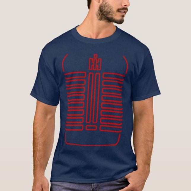 McCormick International klassisk brittisk traktor  T Shirt (Framsida)