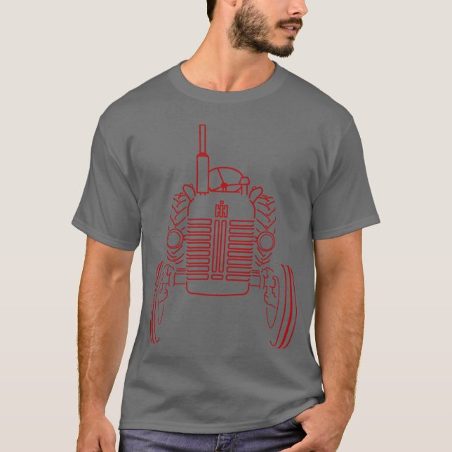McCormick International klassisk brittisk traktor  T Shirt (Framsida)