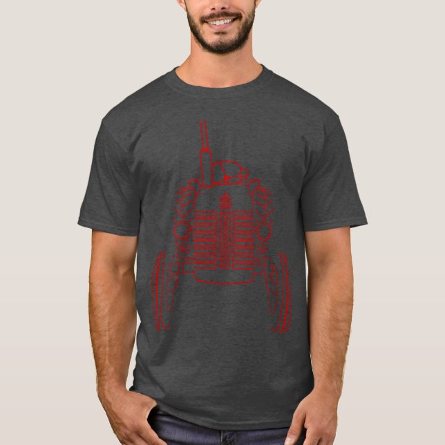 McCormick International klassisk brittisk traktor  T Shirt (Framsida)