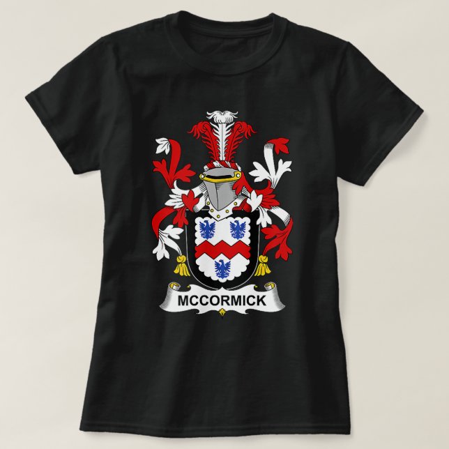 McCormick Jackar om Arm Family Crest T Shirt (Design framsida)