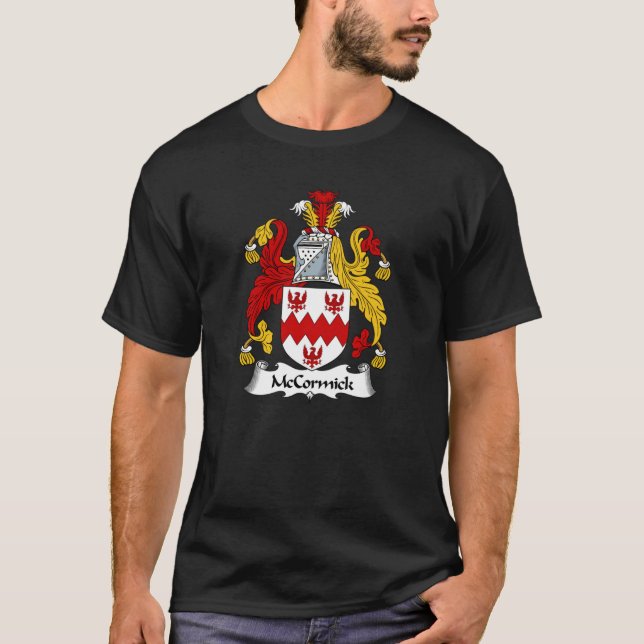 McCormick Jackar om Arm McCormick Family Crest T Shirt (Framsida)
