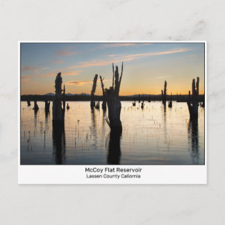 McCoy Flat Reservoir Lassen County Kalifornien Vykort