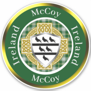 McCoy Shield & Celtic Kor Personlig Klistermärken