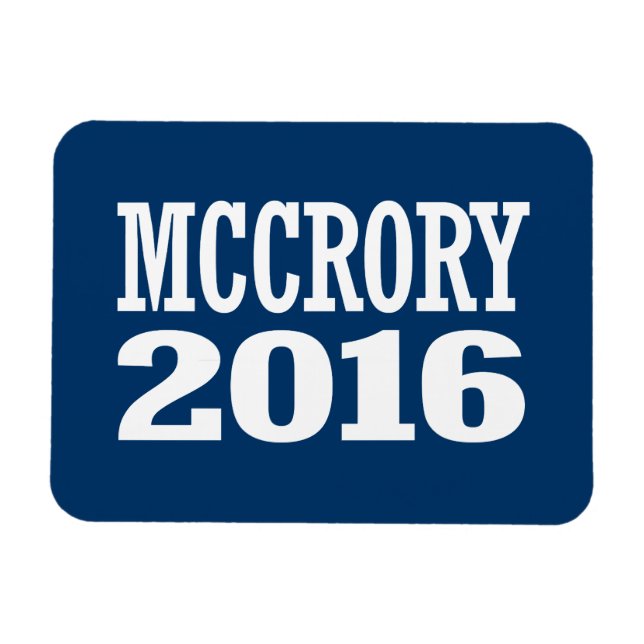 McCrory - Pat McCrory 2016 Magnet (Horisontell)