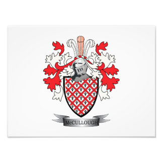 McCullough Family Crest Jackar om Arm Fototryck