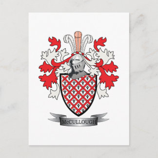 McCullough Family Crest Jackar om Arm Vykort