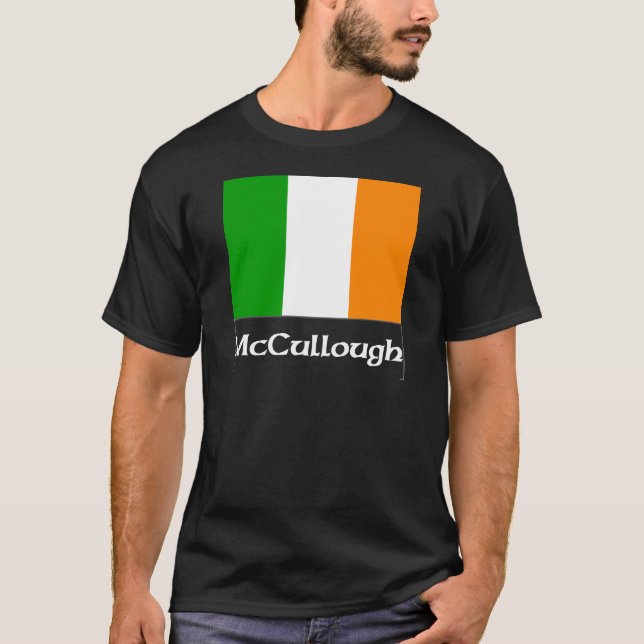 McCullough irländsk flagga T-shirt (Framsida)