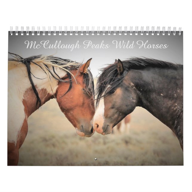 McCullough Peaks Vild Horses Kalender (Omslag)