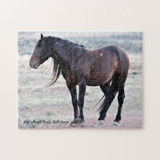 McCullough Peaks Vild Horses Pussel (Horisontell)