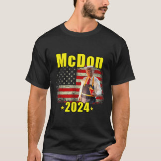 Mcdon 2024 Funny Donald Trump French Fry Cooking F T Shirt