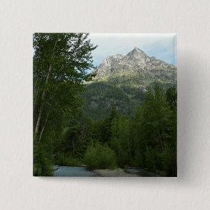 McDonald Creek vid Glacier National Park Knapp