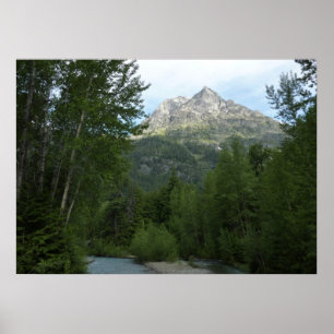 McDonald Creek vid Glacier National Park Poster