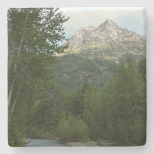 McDonald Creek vid Glacier National Park Stenunderlägg