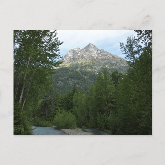 McDonald Creek vid Glacier National Park Vykort (Framsida)