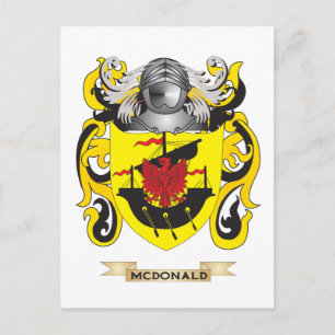 McDonald Jackar av Arm (Family Crest) Vykort