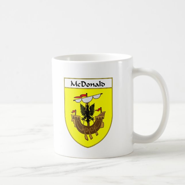 McDonald vapensköld-/familjvapensköld Kaffemugg (Höger)