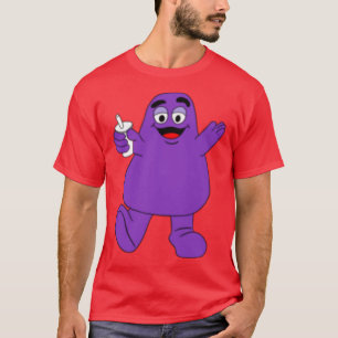 McDonalds Grimace Snabbmat Maskot T Shirt