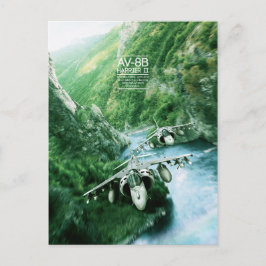 McDonnell Douglas AV-8B Harrier II-vykort Vykort