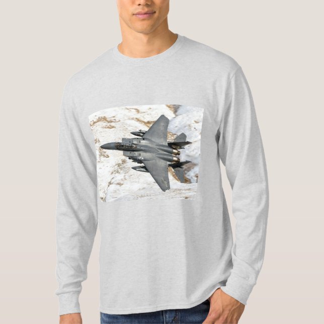 McDonnell Douglas F-15 Eagle T Shirt (Framsida)