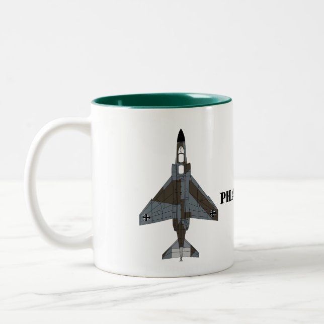 McDonnell Douglas F-4 Phantom II (Luftwaffe) Två-Tonad Mugg (Vänster)