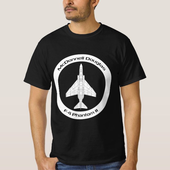 McDonnell Douglas F-4 Phantom II T Shirt (Framsida)