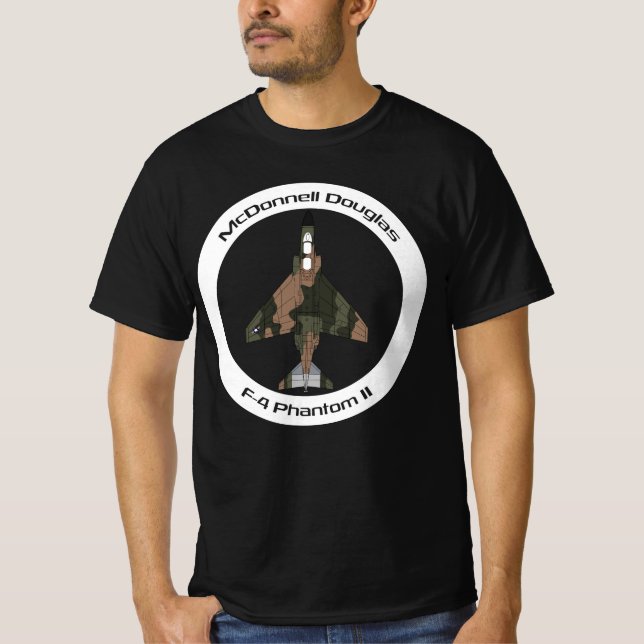 McDonnell Douglas F-4 Phantom II T Shirt (Framsida)