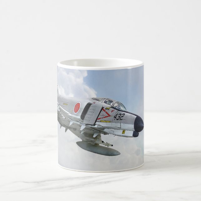 McDonnell-Douglas F- 4EJ Phantom II JASDF Kaffemugg (Center)