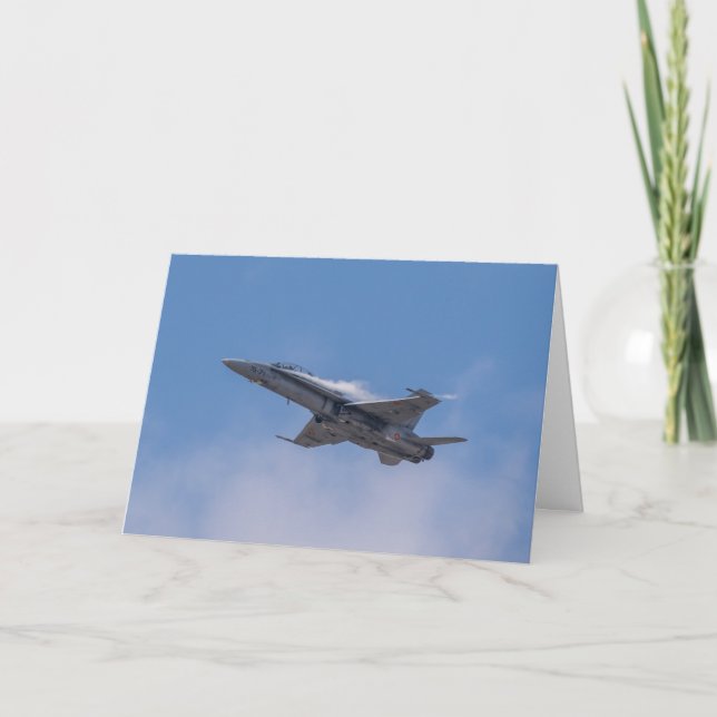 McDonnell Douglas F/A-18 Hornet Greeting Card Kort (Framsida)
