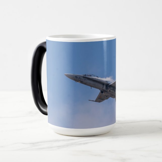 McDonnell Douglas F/A-18 Hornet Magisk Mugg (Framsida vänster)