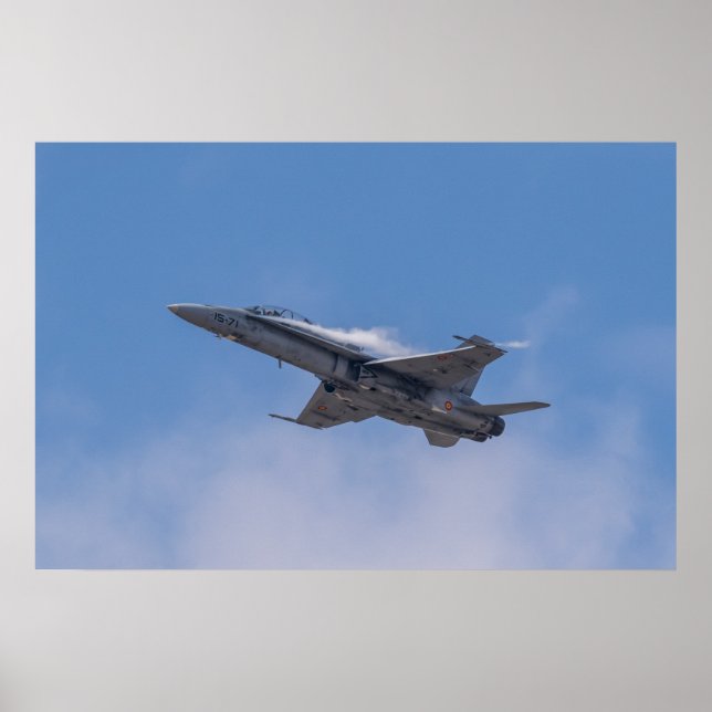 McDonnell Douglas F/A-18 Hornet Poster (Framsidan)