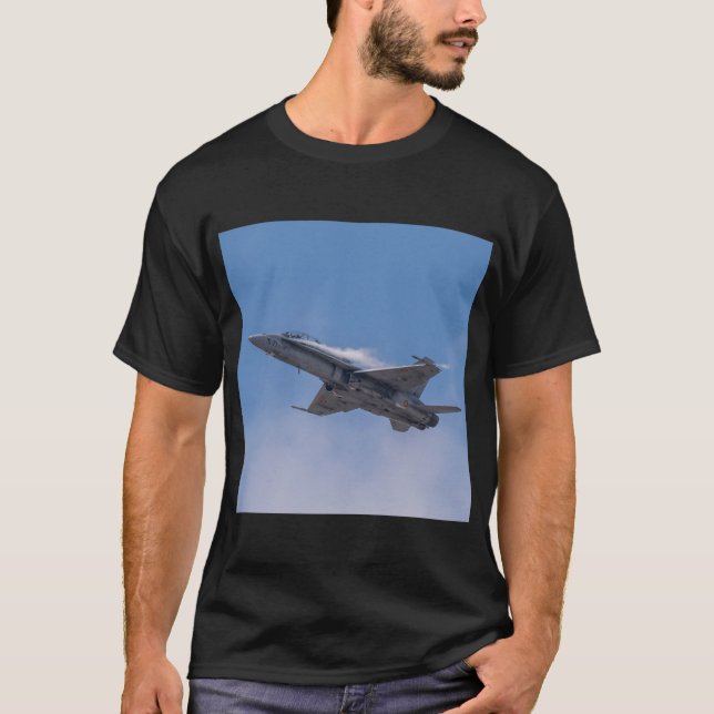 McDonnell Douglas F/A-18 Hornet T Shirt (Framsida)