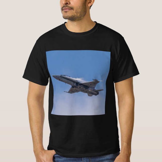 McDonnell Douglas F/A-18 Hornet T Shirt (Framsida)