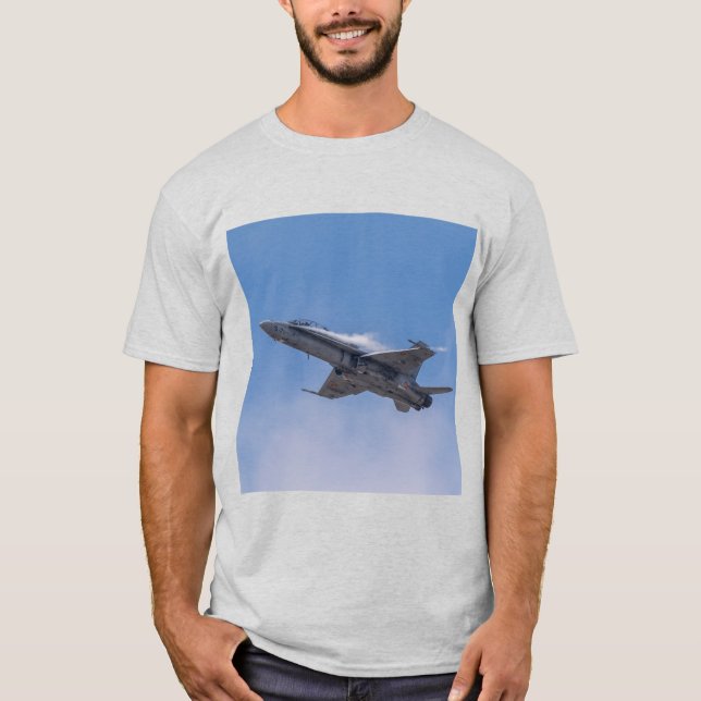 McDonnell Douglas F/A-18 Hornet T Shirt (Framsida)