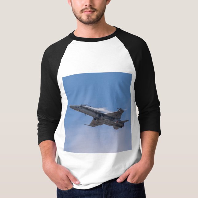McDonnell Douglas F/A-18 Hornet T Shirt (Framsida)