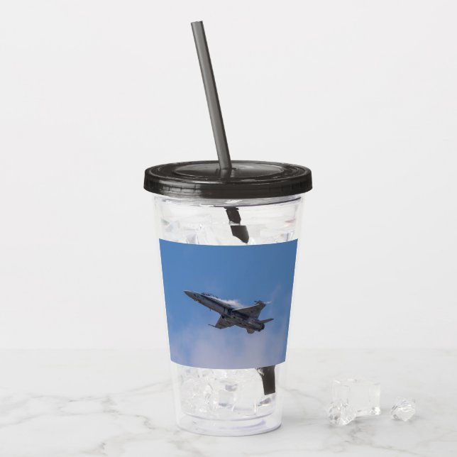 McDonnell Douglas F/A-18 Hornet Take Away Mugg (Framsida Ice)