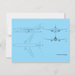 McDonnell Douglas MD-11-vykort Vykort