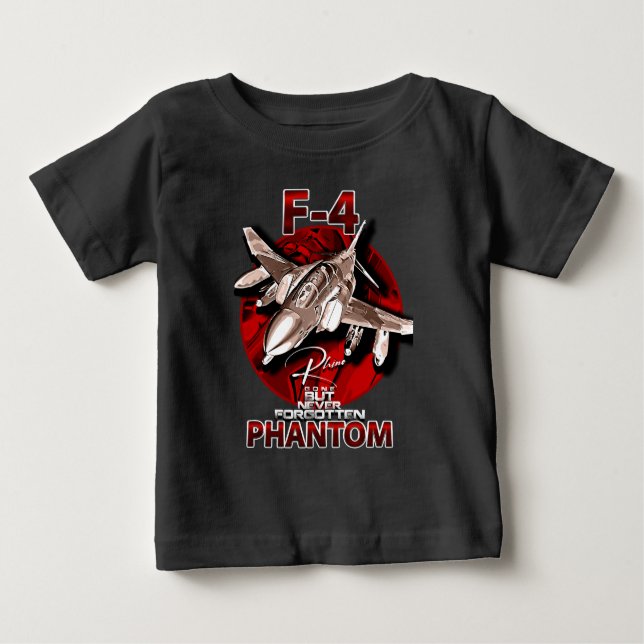 McDonnell F-4 Phantom smeknamnet Rhino Borta Men N T Shirt (Framsida)