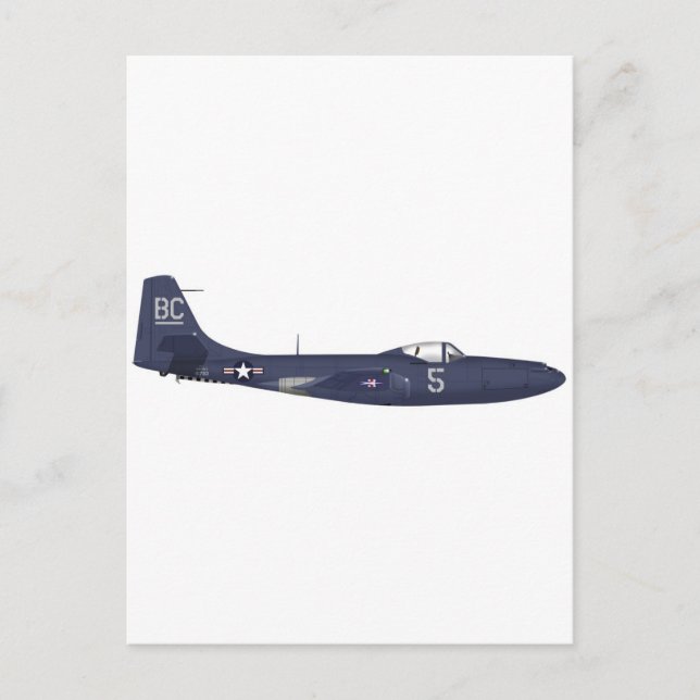 McDonnell FH-1 Phantom Vykort (Framsida)