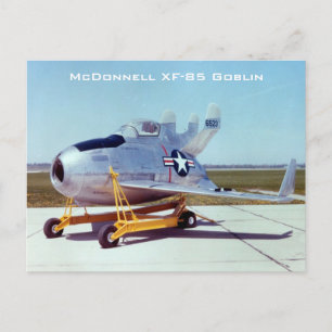 McDonnell XF-85 Goblin Postcard Vykort