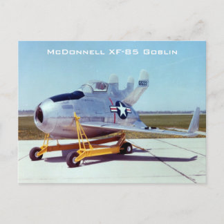 McDonnell XF-85 Goblin Postcard Vykort