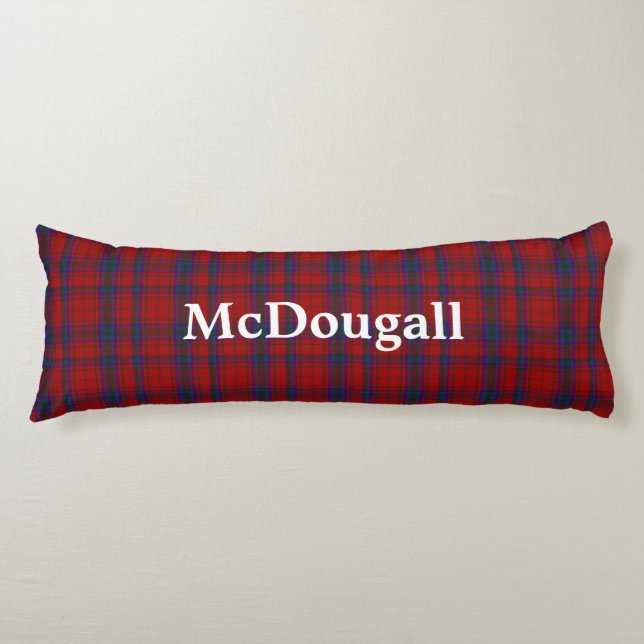 McDougall Klan Tartan Play Body Pillow Kroppskudde (Framsidan)