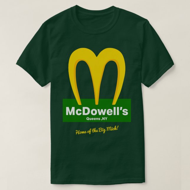 McDowells Restaurant T Shirt (Design framsida)