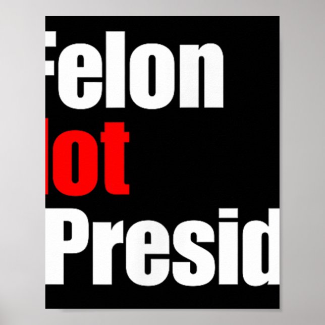 Mcellon är inte min president dömd för en trump poster (Framsidan)